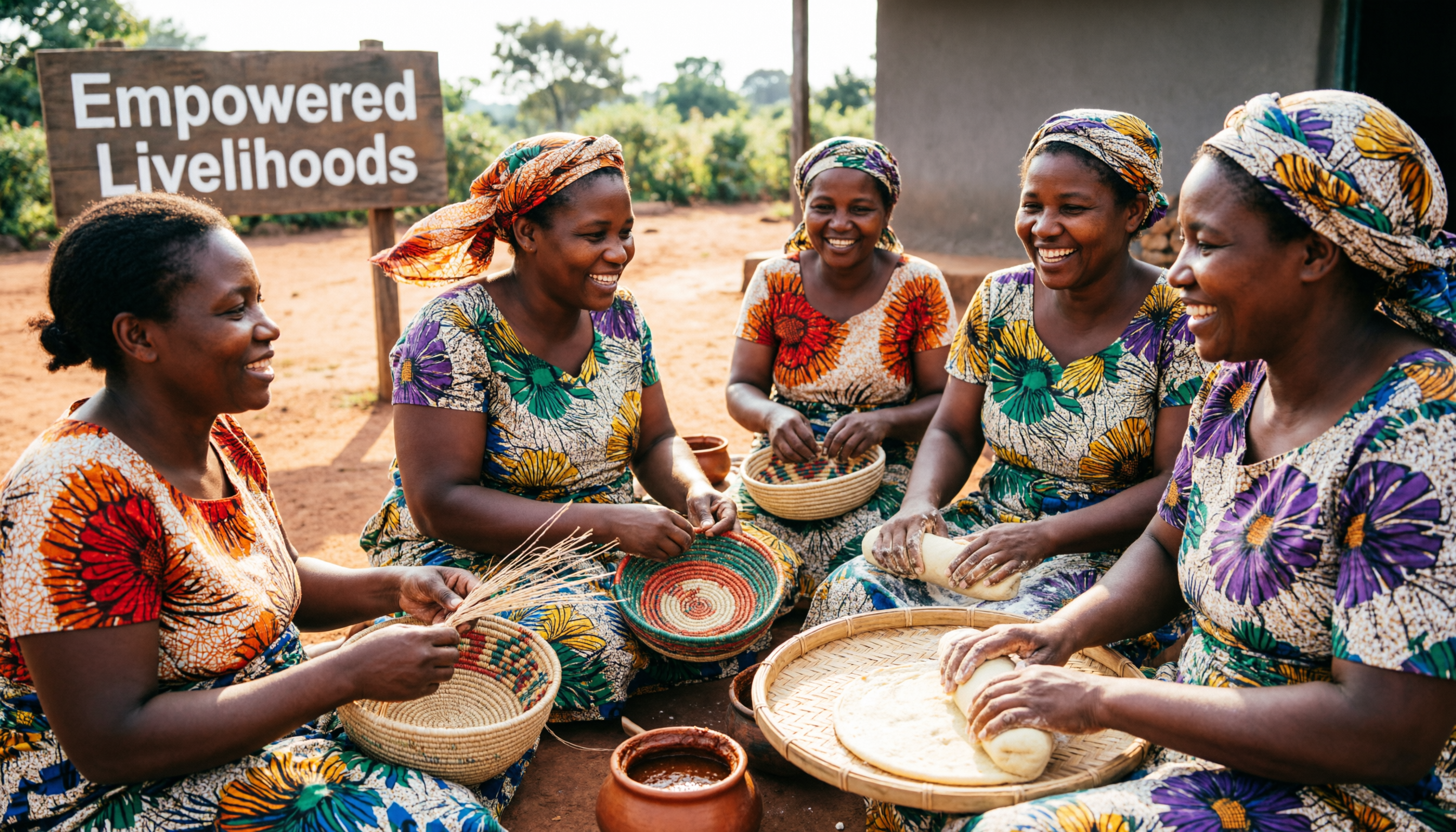 Sustainable Livelihoods - Women in a cooperative